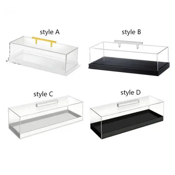 

Акриловый органайзер для презентаций еды, витрина с крышкой, прямоугольный