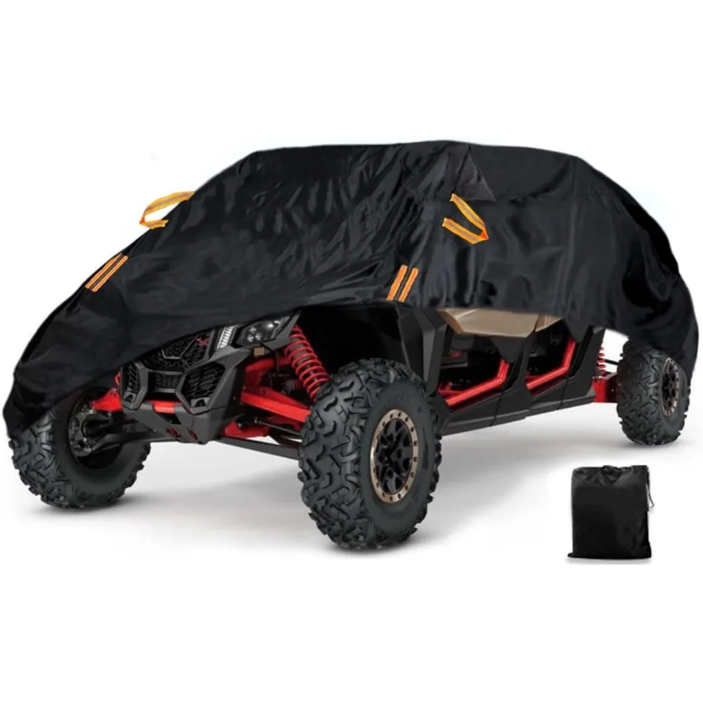 

Heavy Duty Waterproof UTV Cover, All-Weather Protection for 4-6 Seater Side by Side Vehicles