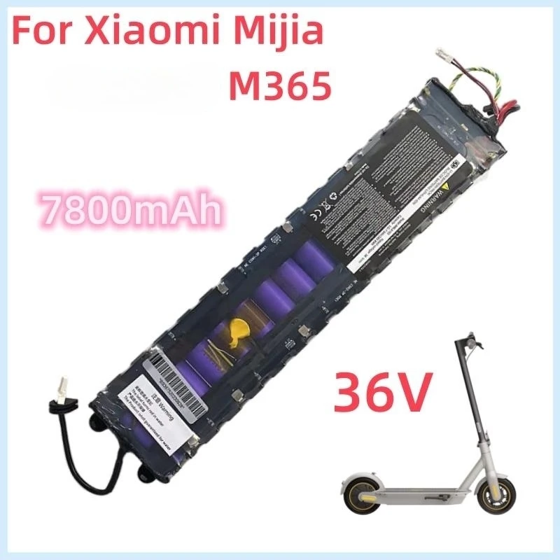 10S3P For Xiaomi M365 Battery Pack 36V 7800mah M365 Electric Scooter Battery 18650 Lithium Rechargeable Cells with Bluetooth BMS