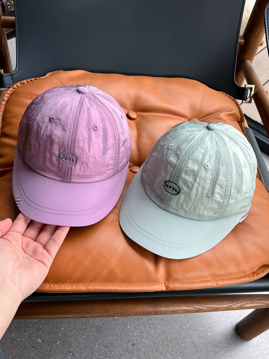 

Spring and summer quick-drying wide brim baseball cap sunscreen shading letter cap