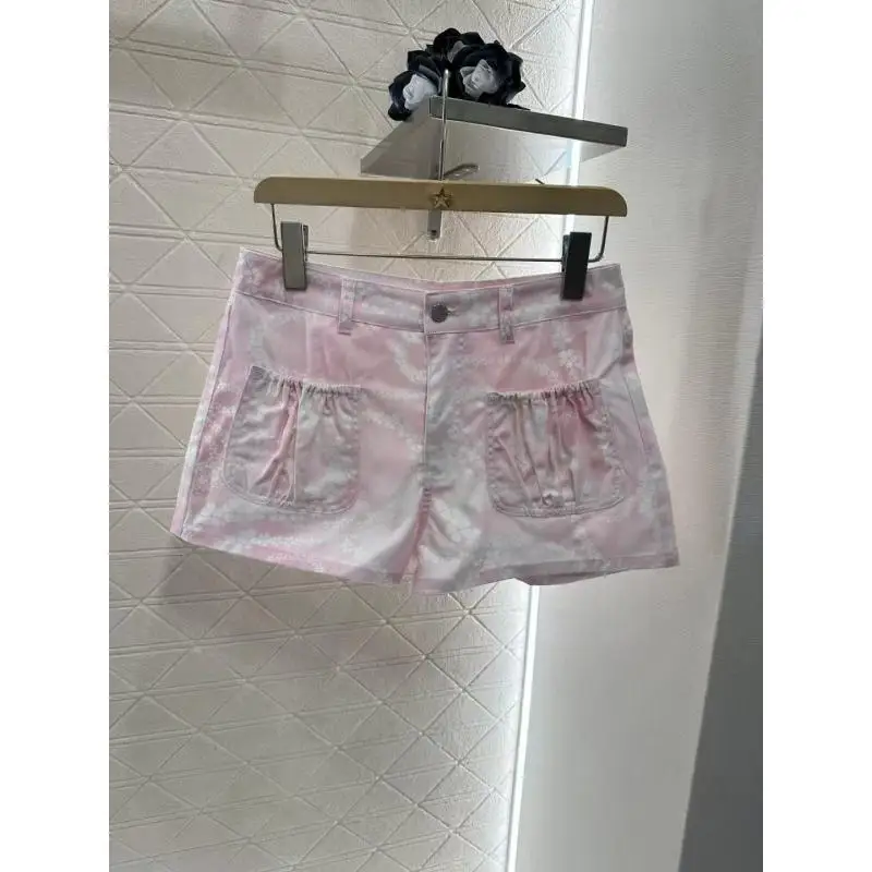 

2025 New Arrival High Street Floral High Regulai Fit Regular Middle Age Knitted Spring/summer Jacket Demin Pants