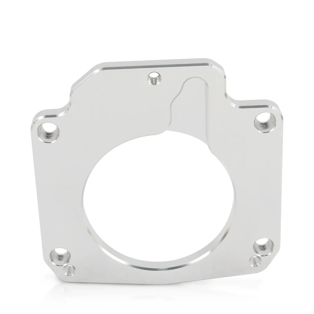 For LS Drive By Wire Throttle Body Adapter for For LS3 4 Bolt Intake Manifold Fits For LS1 3 Bolt Throttle Bodies Aluminum Alloy