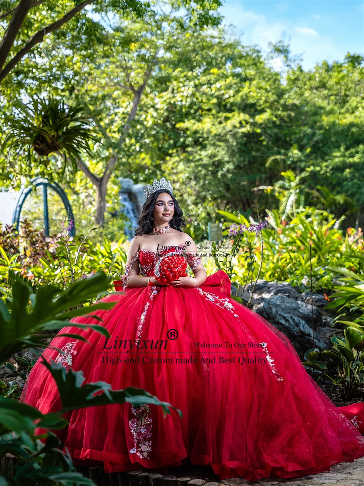 Vestido De fiesta mexicano para quinceañeras con flotadores 3D, apliques personalizados Lce Sweet 16, Vestido De cumpleaños con corsé, Vestido De 15 XV Anos