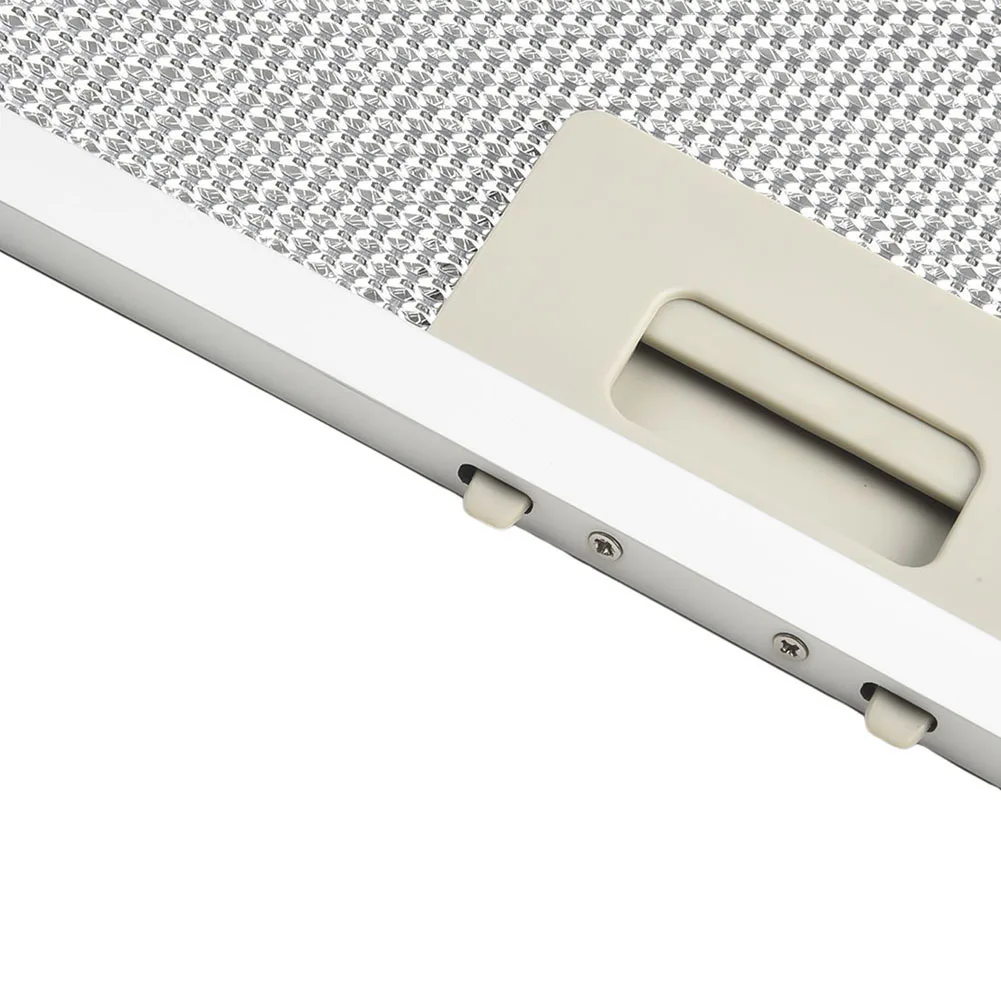 Range Hood Vent Filter Silver Cooker Hood Filter Effective Grease Trapping Hassle-free Replacement 5 Layers Of Filtration