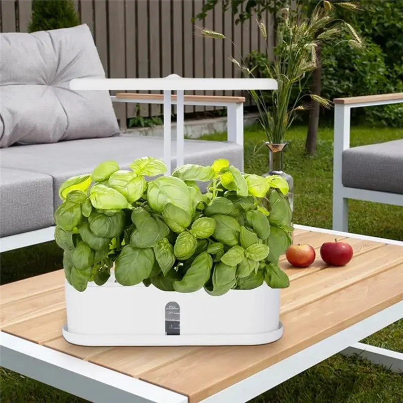 Sistema di coltivazione idroponica HW Kit di germinazione vegetale intelligente con luce per la crescita delle piante a spettro completo