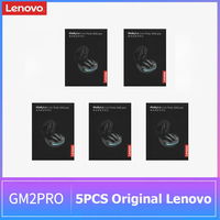 5PCS Original Lenovo GM2 Pro TWS Wireless Bluetooth Earphone for Wireless Binaural Thinkplus TWS5.3 Sports Earphone Headset