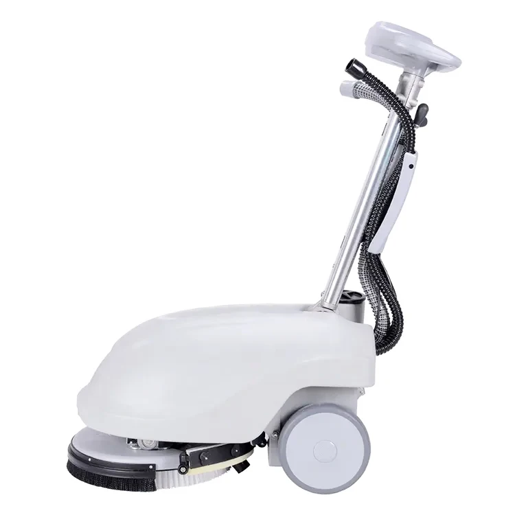 Mini Portable Battery Marble Tile Cleaning Machine Shop Office Hand Automatic Floor Scrubber Machine