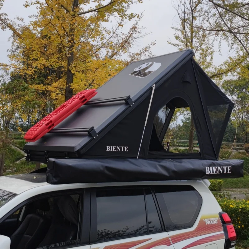 

Camping Offroad SUV Trailer Jeep Wrangler Car Rooftop Tent Aluminum Hardshell 3-4 Person Customizable Rooftop Tent