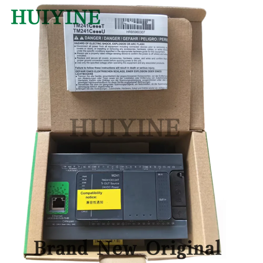 New Original TM241CEC24T TM241CEC24U Modicon M241 Programmable Controller