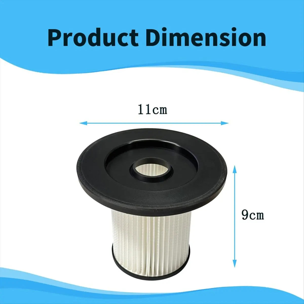 ABKB HEPA Filters for Unlimited 6 Vacuum Cleaner Models: BCS611, BCS612, BBS611, BBS612, BSS61, BCS61, BKS611 Series