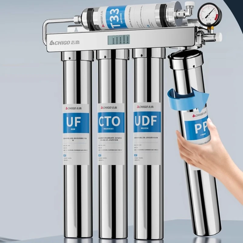 منقي مياه عالي التدفق لتقديم الطعام - فلتر للشرب المباشر للاستخدام التجاري في المطاعم والشاي والحليب والمقهى