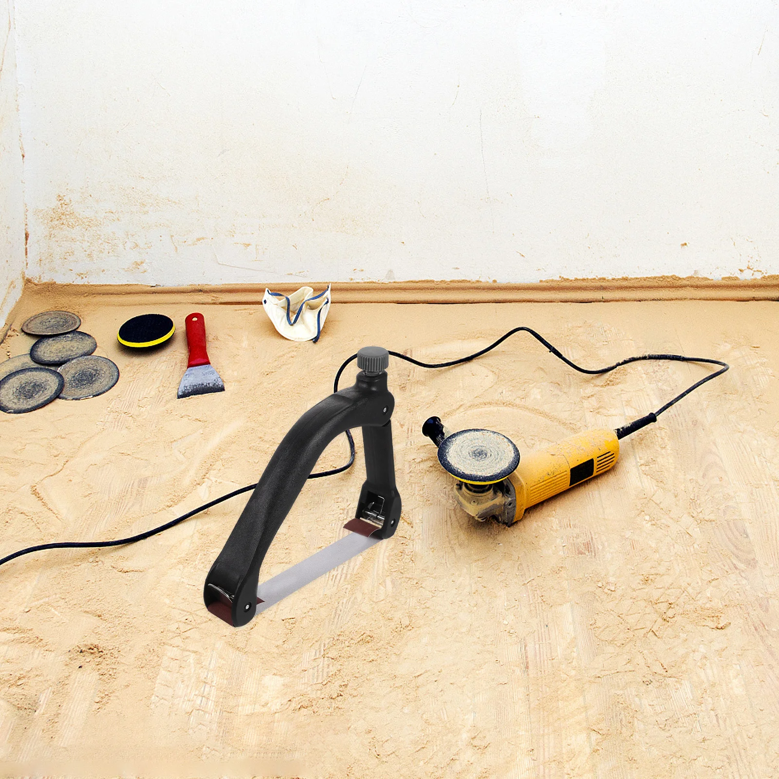 

1 комплект блочного шлифовального станка с регулировочным винтом, ручной шлифовальный блок для корпуса, держатель наждачной бумаги для гипсокартона