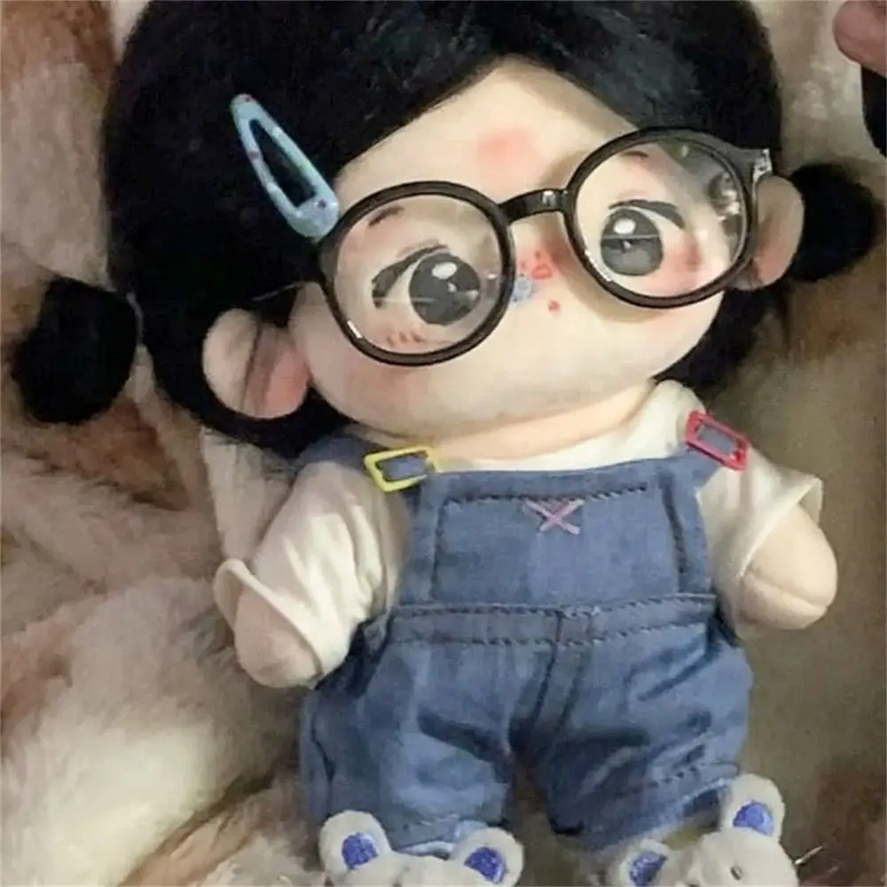 

Doll Accessory Transparent Plastic Glasses Plastic Candy Color Round Transparent Glasses Miniature Transparent