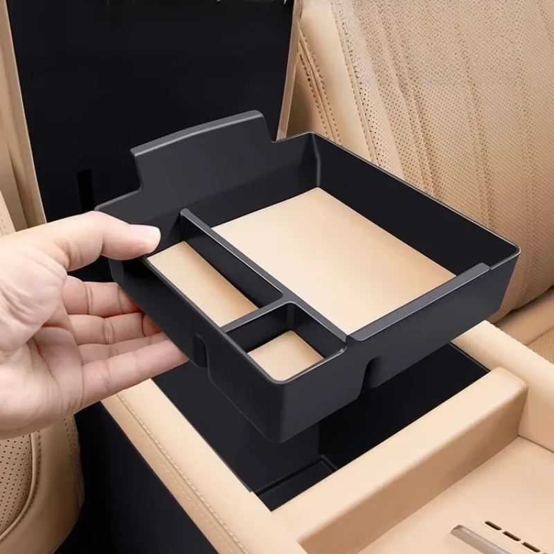 

For Geely Monjaro KX11 Xingyue L 2025 Center Console Armrest Storage Box Car Tray Organizers Accessories Stowing Tidying ABS