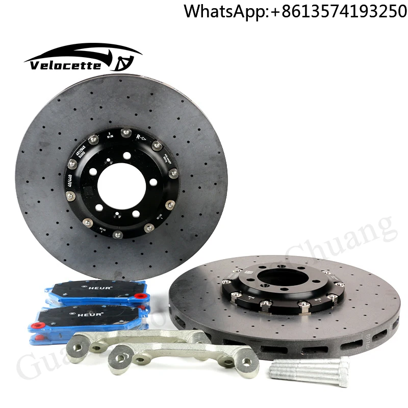 For Carbon Ceramic Brake Disc 380 355 400 420mm BBK CCB Big Brake Kit for Nissan GTR R35 BMW M5 M6 E92 M3 Audi Q7 R8 Porsche Cay