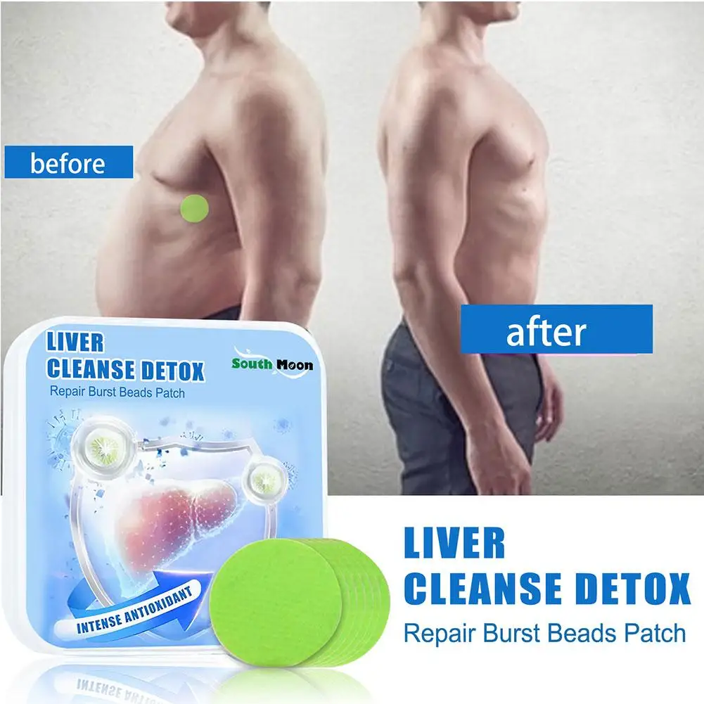 Cleaning Patch 7pcs Patch In One Box Strong Antioxidant Detox And Patch Liver Repair Cleansing Repair Microcapsule Patch