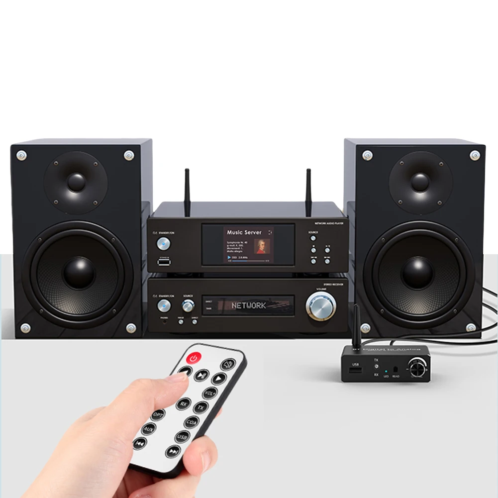 

Приемник-передатчик BT 5.3, цифро-аналоговый аудио-конвертер DAC, адаптер, цифровой оптический SPDIF в аналоговый L/R RCA конвертер