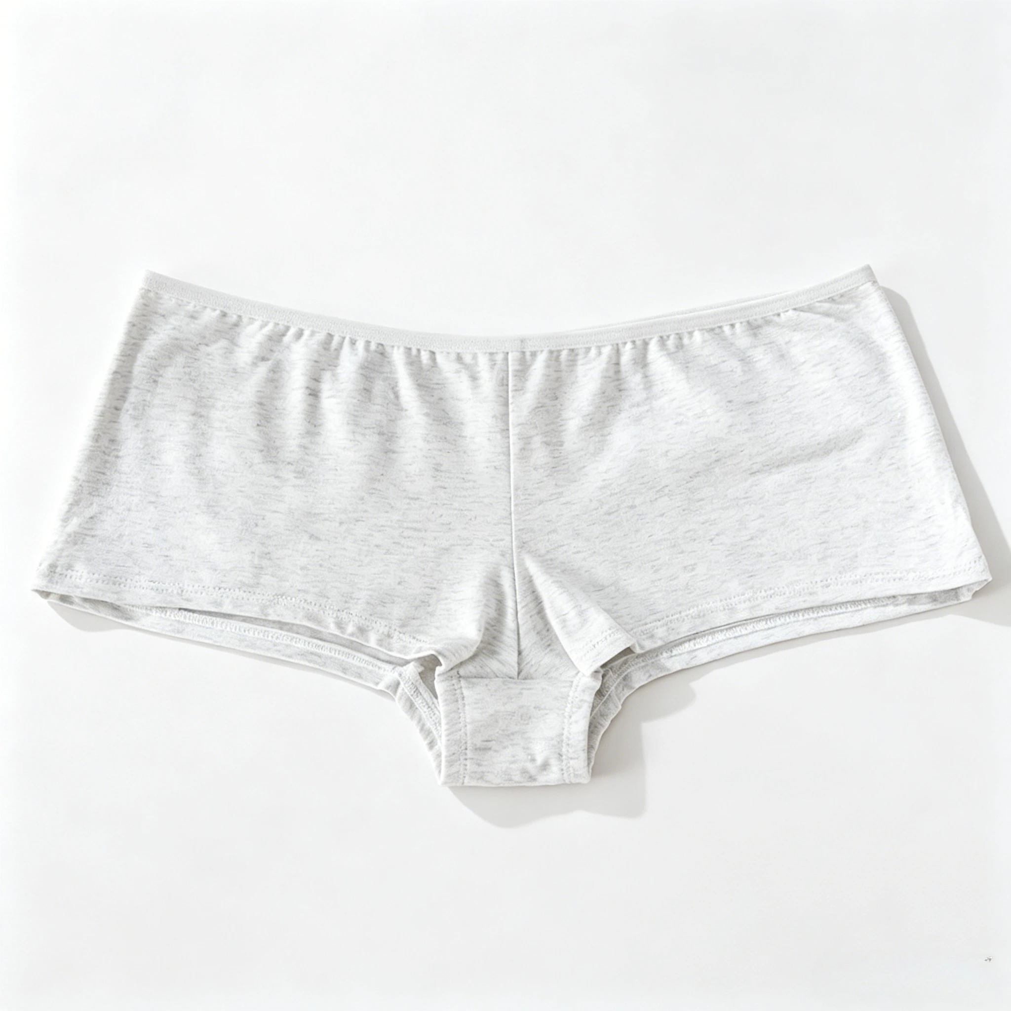 Baumwoll-Boyshort-Unterwäsche für Männer Mittelhoch Sitzende Boxershorts Yoga Sport Weiche Baumwolle Bequeme Einfarbige Unterhosen für Tägliches Gym-Training