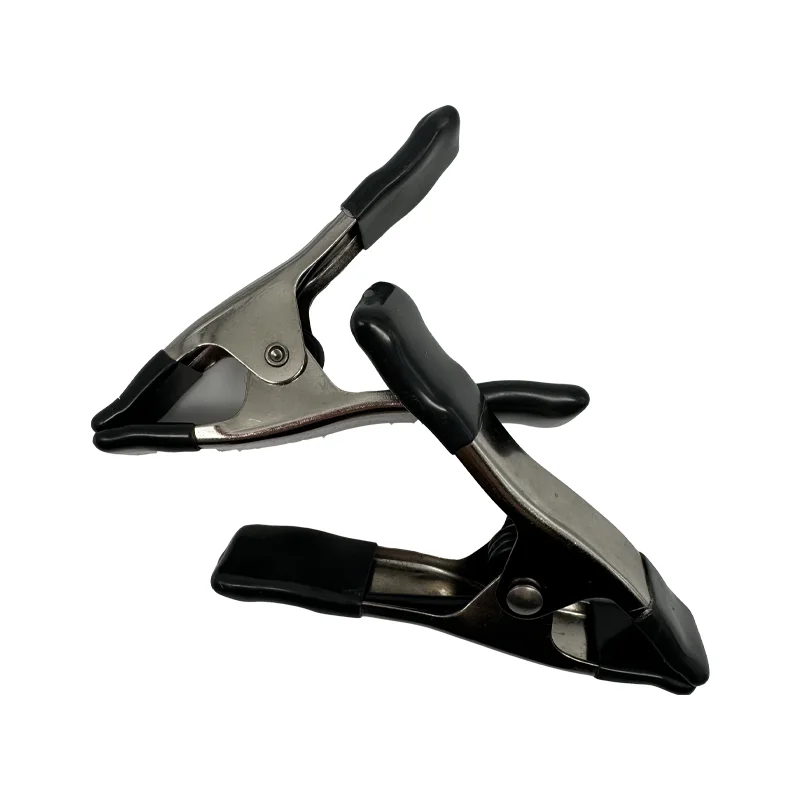 Morsetti a molla in metallo da 5 pollici in acciaio da 4 pollici 4 "Clip Max ganascia apertura 20cm grande morsetto a molla Super resistente per la lavorazione del legno fai da te