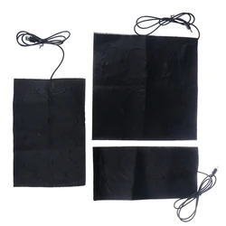 แผ่นอุ่นคาร์บอนไฟเบอร์ USB 7ขนาด, ให้ความร้อนเสื้อโค้ทเสื้อกั๊กให้ความร้อน