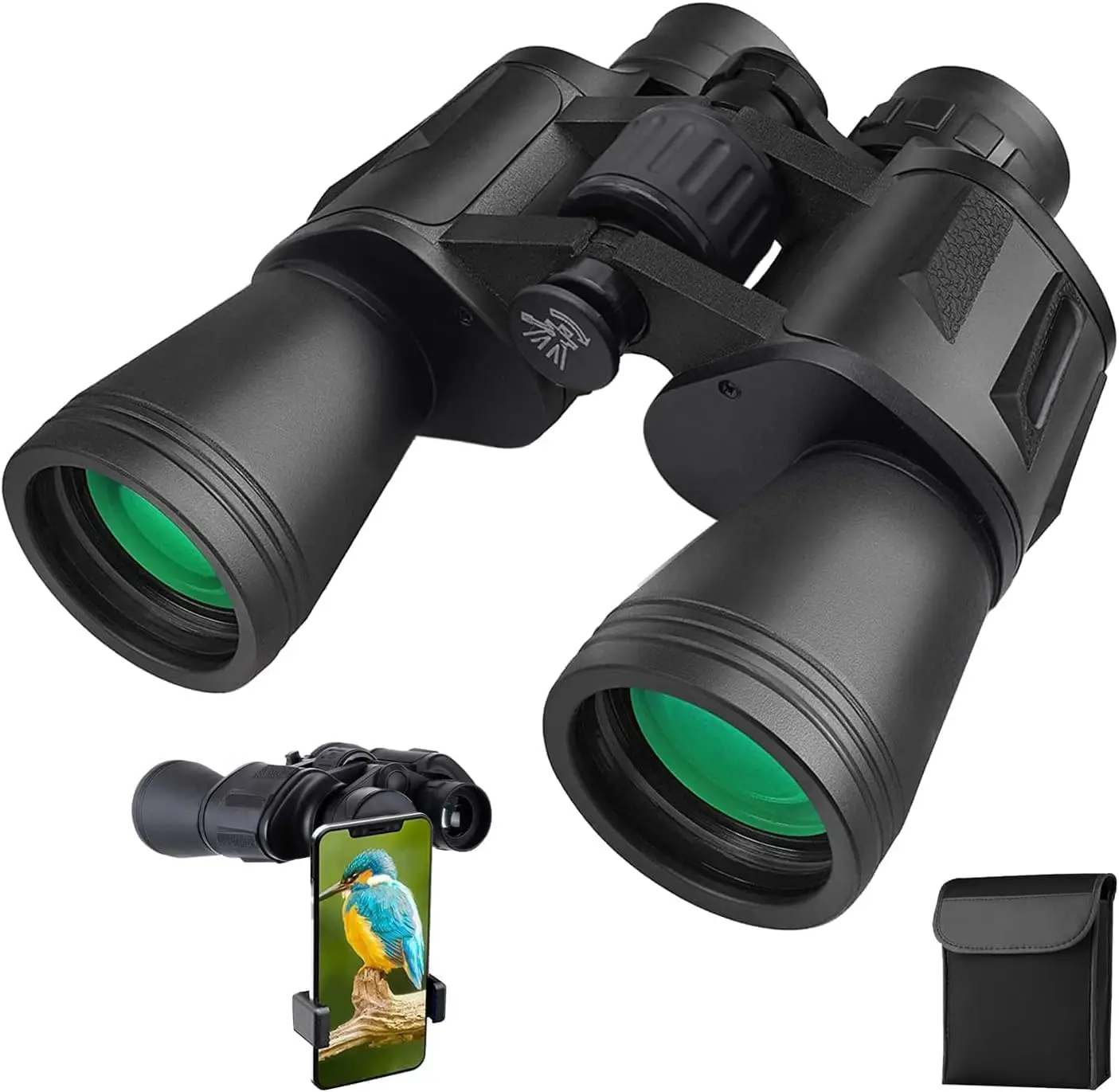 20x50 HD Binoculars for Adults, Professional BAK4 Prism FMC Lens, Waterproof for Bird Watching Travel Stargazing
