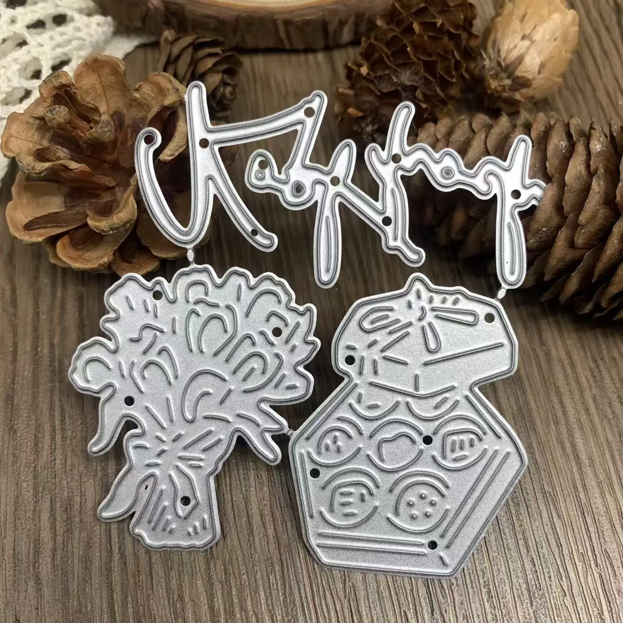 1pc Flower Letters Set Layering Stencil For DIY Scrapbooking Paper Greeting Card Making Handmade Embossing Mold