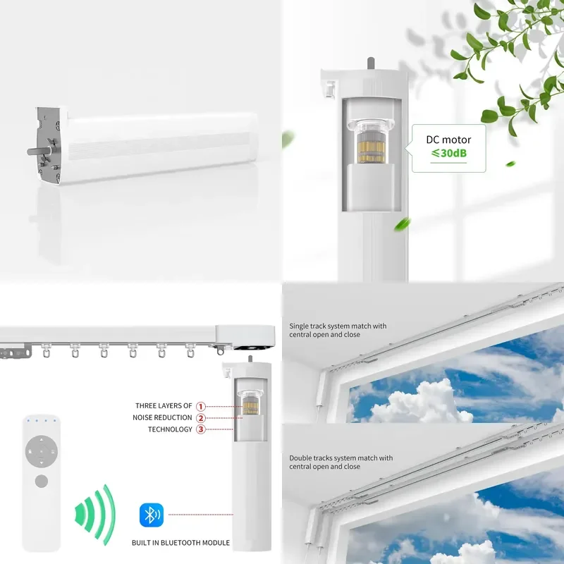 MP82 Alexa Google Home Control Smart Wifi Curtain Motor