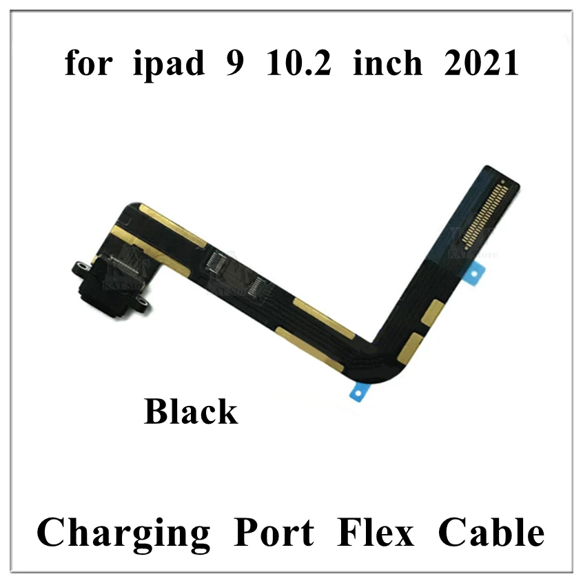 1Pcs For iPad 9 9th 2021 10.2 Inch Charger Charging Port Connector Plug Dock Flex Cable A2602 A2603 A2604 A2605 Replacement Part