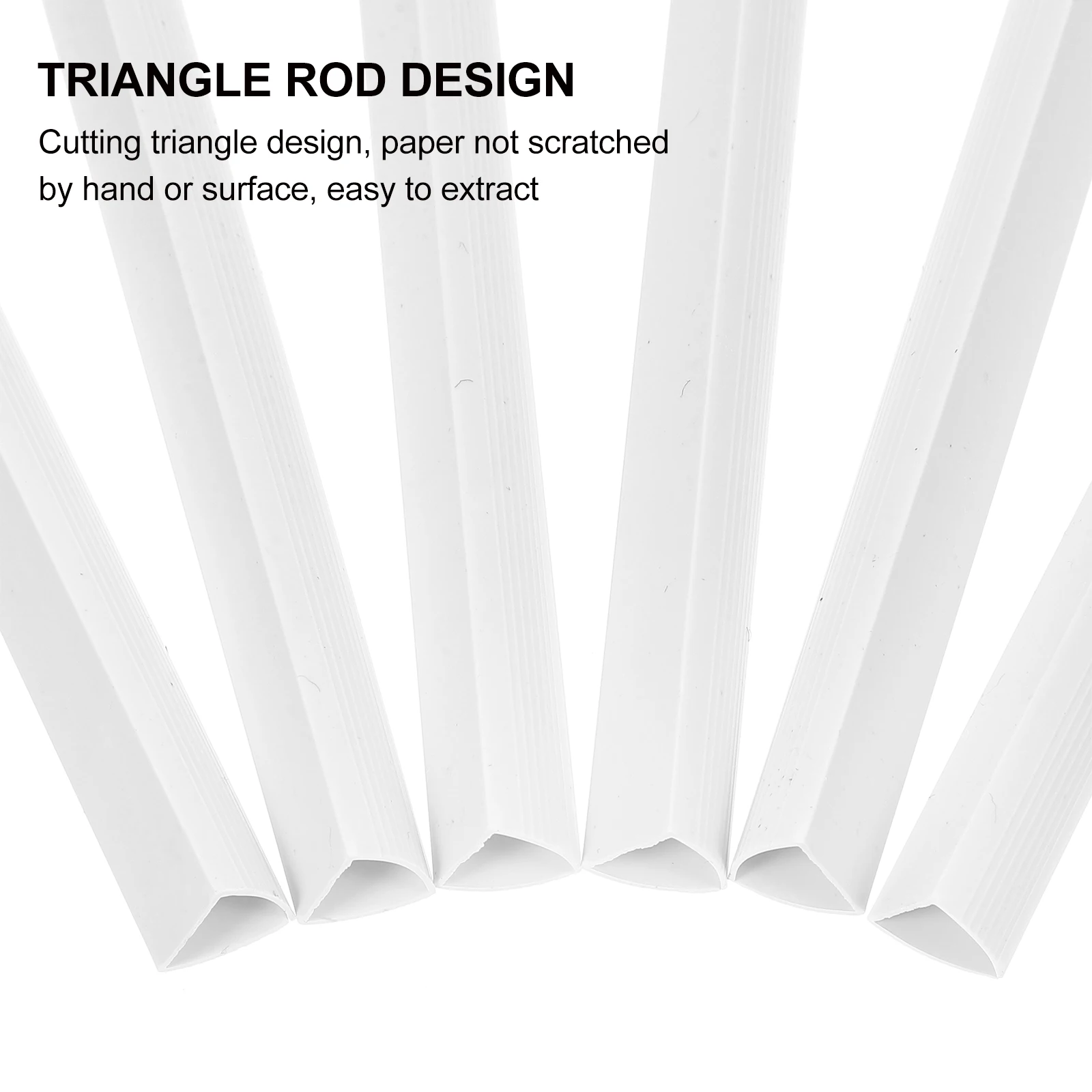 

10Pcs Creative File Binding Bars Multipurpose Sliding Clamps for Loose Leaf Notebooks Easy Pages Office Document