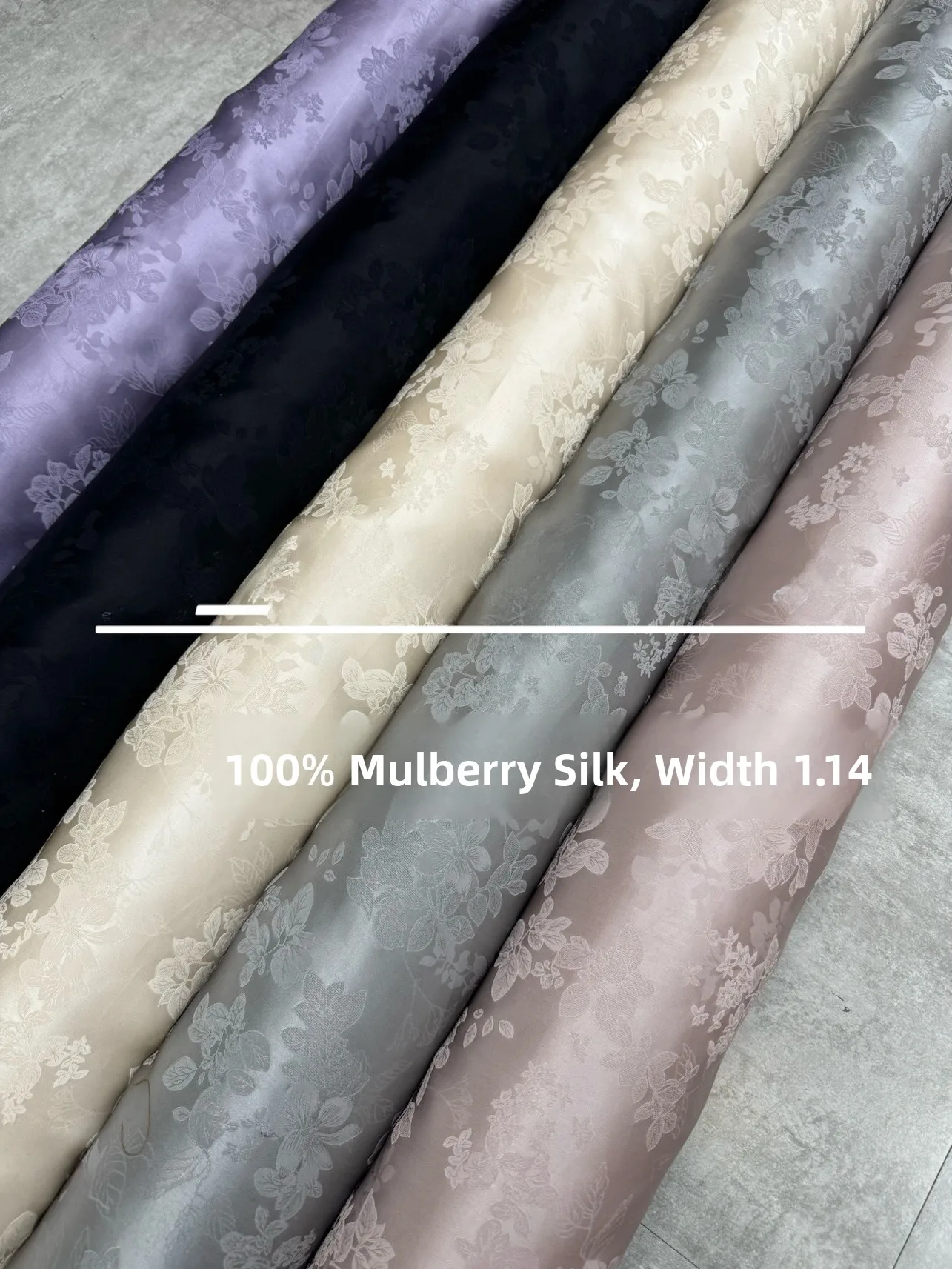 

Новая китайская шелковая ткань с вышивкой, высококачественный материал Dr, традиционный растительный цветочный узор для одежды, сделай сам