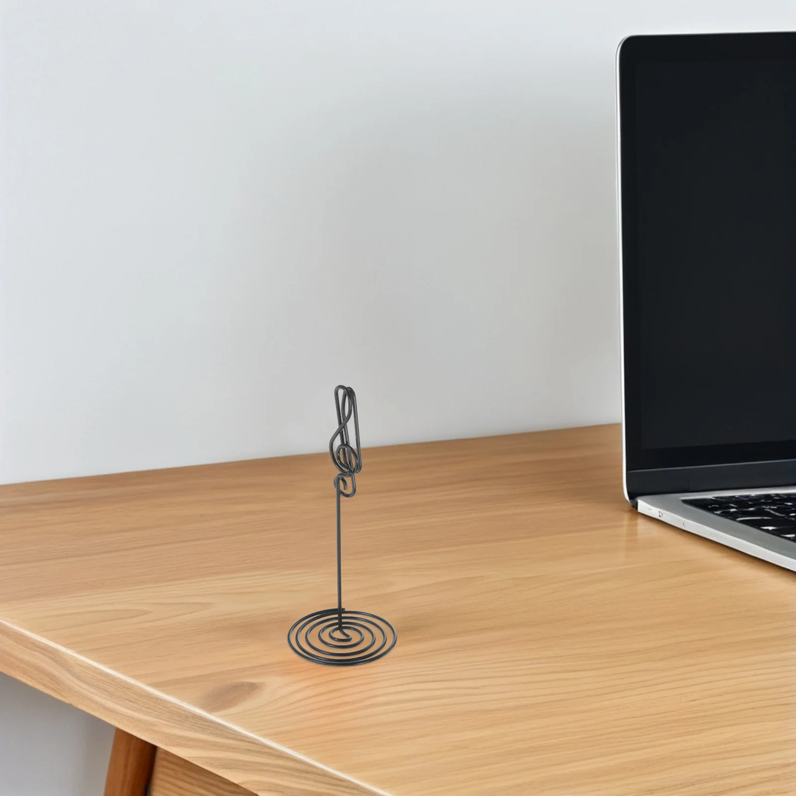 

12Pcs Musical Note Desk Card Holder Clips Creative Vertical Note Stands for Wedding Table Numbers Office Home Decoration