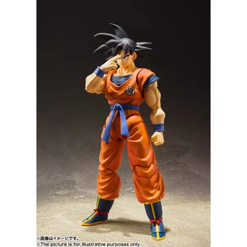 In Stock Bandai Dragon Ball Z SHF Son Goku 2.0 S.H. Figuarts A Saiyan Raised On Earth Action Figure Collectible Toy Gift view 4