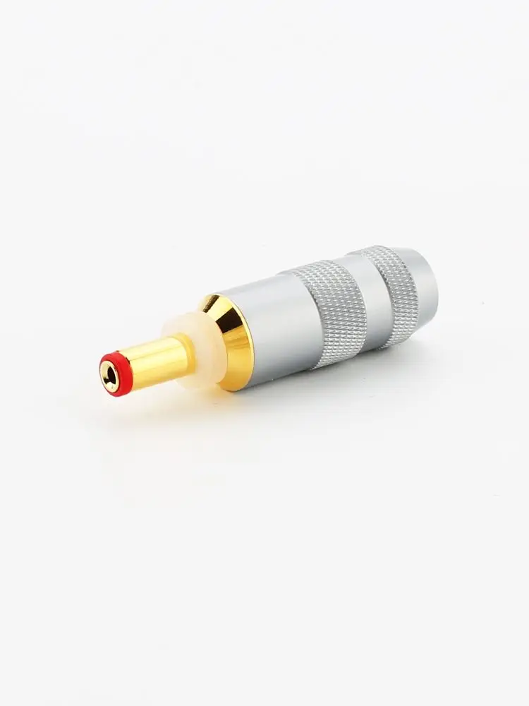 Nowe pozłacane 24-karatowym złotem złącze zasilania DC Audiocrast do audio Hi-End klasy HIFI, wtyk DC2.1 DC2.5 DC3.5x1.3mm — zdjęcie 2