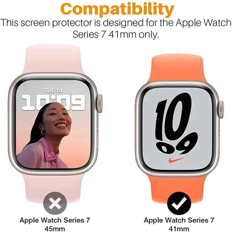 Screen Protector Clear Full Protective Film for Apple Watch 7 6 SE 5 4 3 Hydrogel Film for iWatch 45MM 41MM 40MM 44MM 38MM 42MM