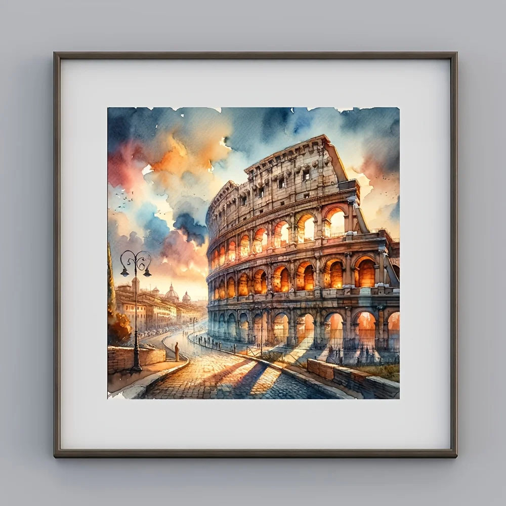 

500/1024PCS Jigsaw Puzzles City Sunrise and Houses Puzzle Modern Home Decor Suitable for Beginners Leisure and Entertainment