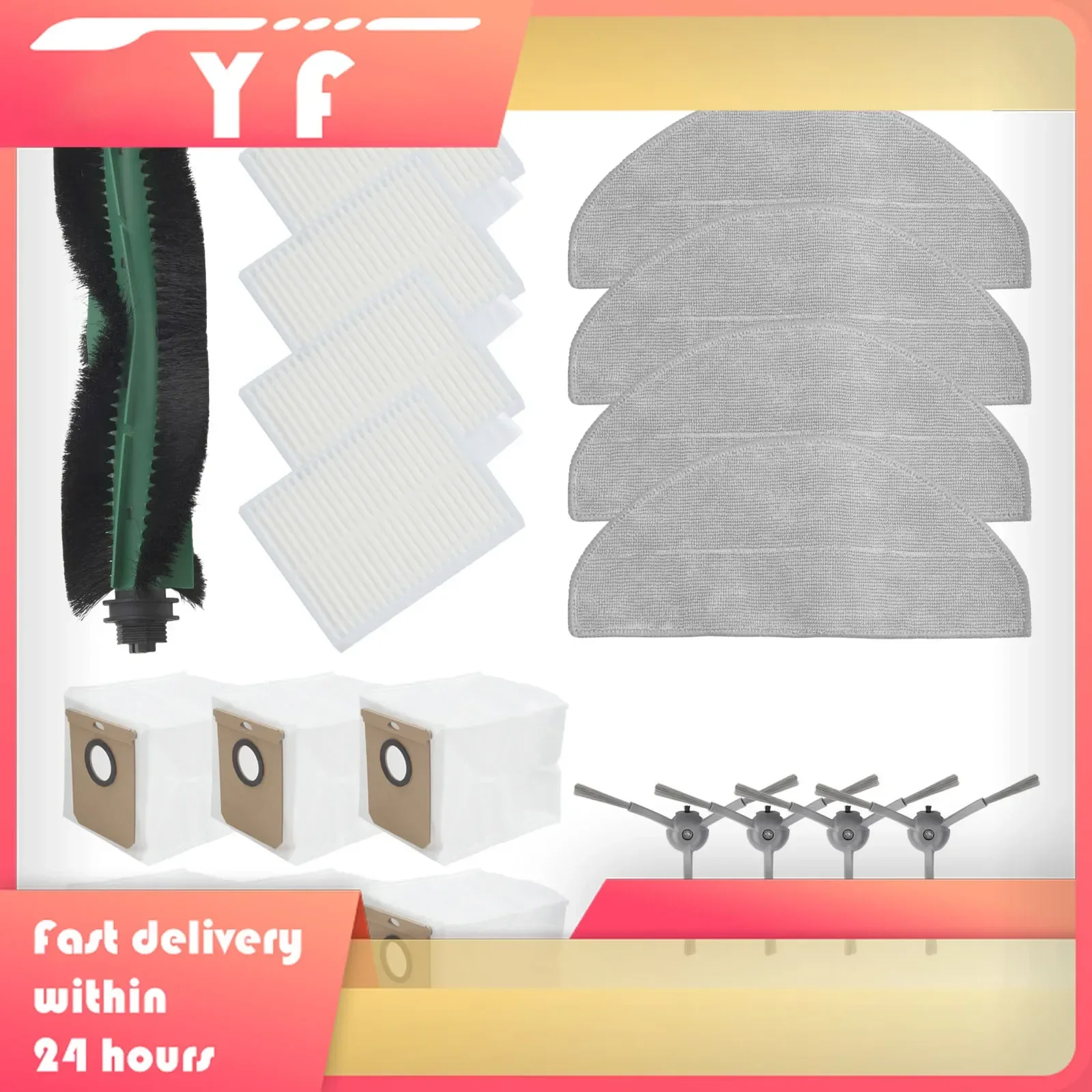 

For Cecotec For Conga 7490 For Ultimate Home For X-Treme For Genesis Vacuums Main Side Brush Filter For X-Treme For Genesis