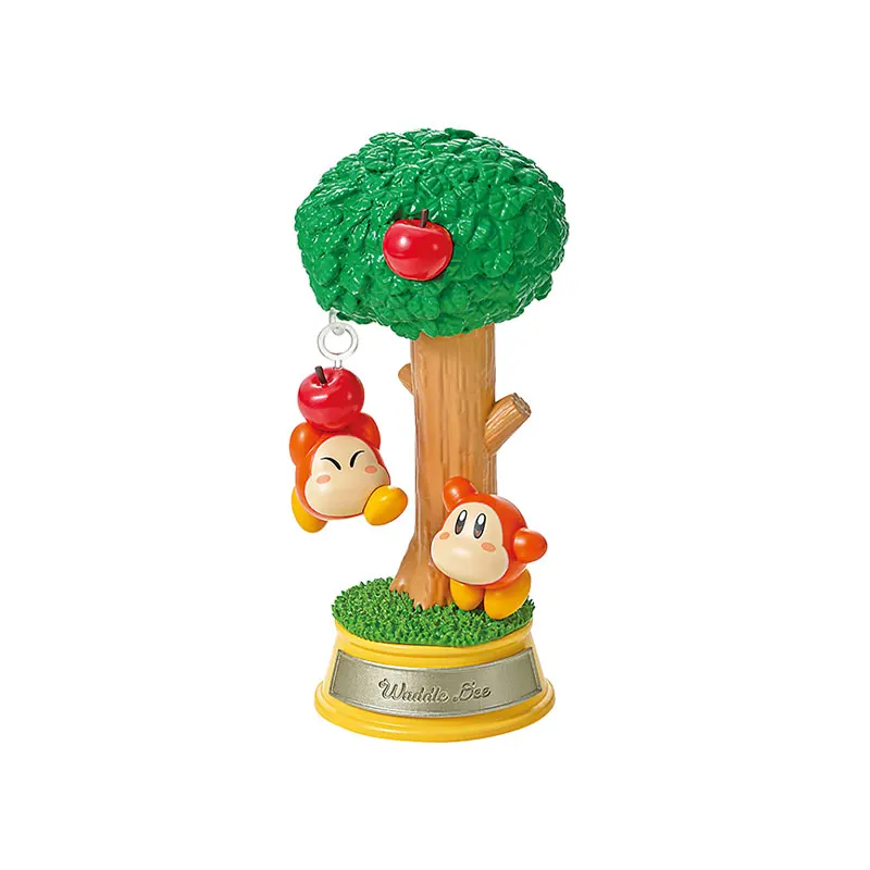 Rement Kirby Dream Land Series Swinging in Dreams Miniature Set 2 Space Figure Cute Kawaii Desktop Display Model For Collectors