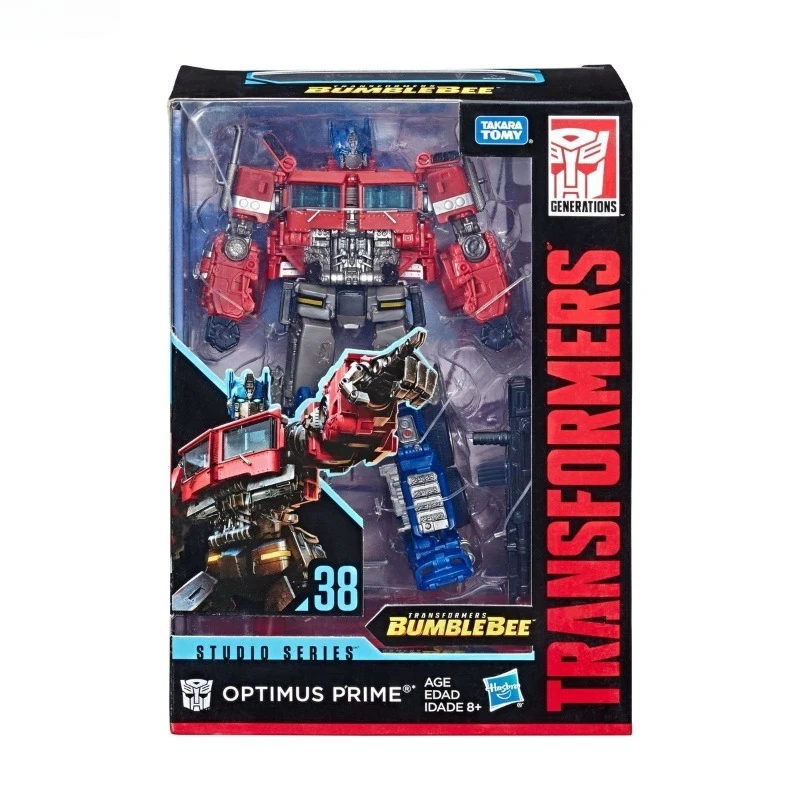 Op voorraad: Hasbro Transformers-speelgoed, Studio Series, SS-38 Optimus Prime-model, robotcollectie, actiefiguren, speelgoed, cadeaus, hobby.
