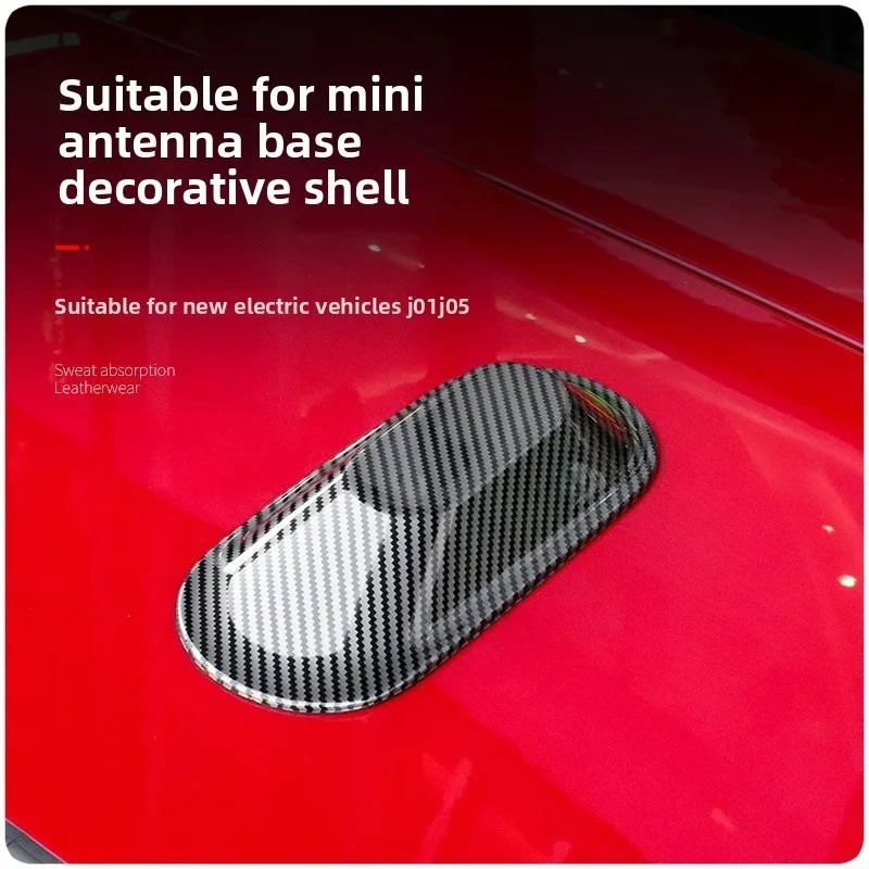 

New For Mini Cooper E SE J01 EV Aceman J05 JCW 2024 2025 Car Accessories For Decoration Cover Trim Stickers Antenna Base