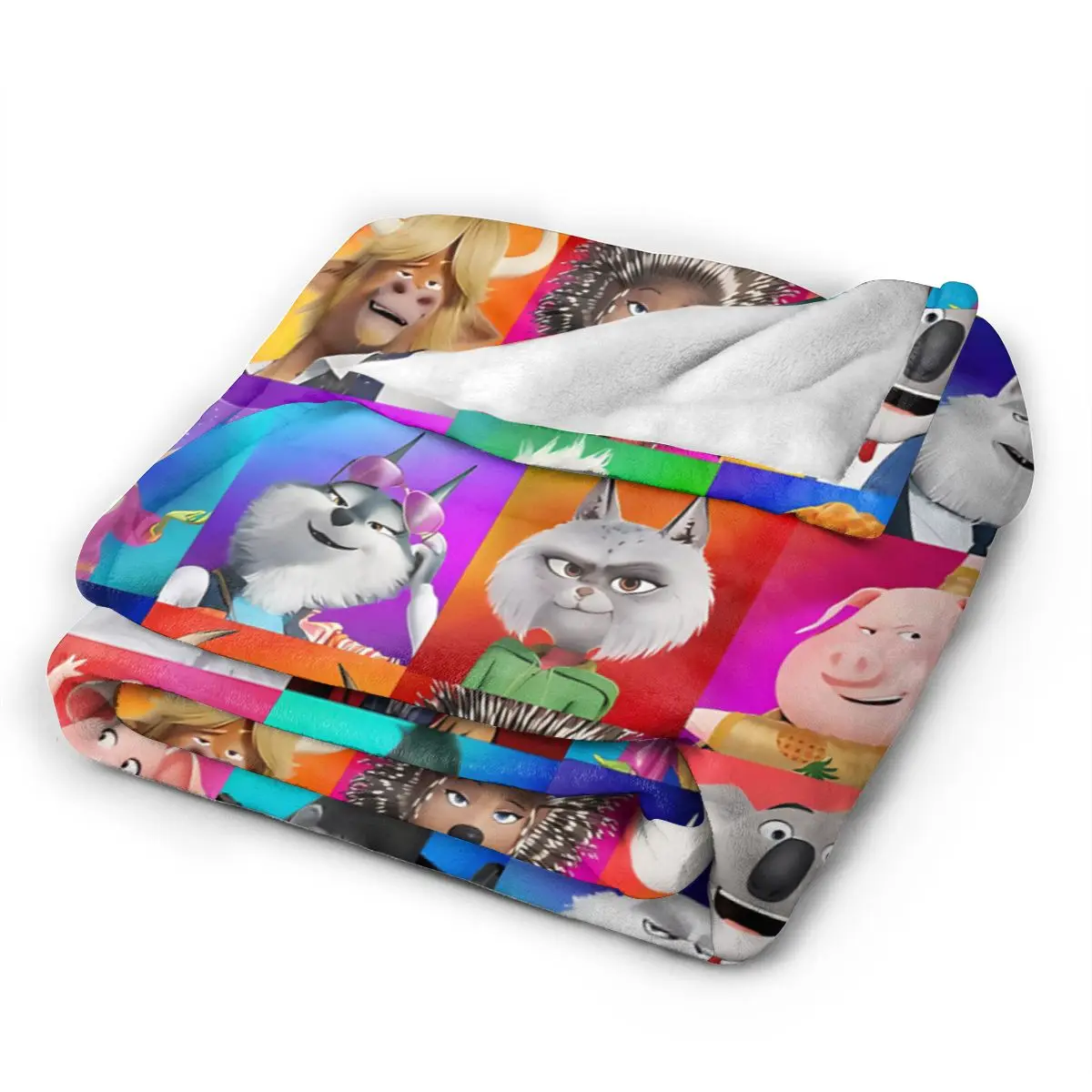 All Character Sing 2 Movie An Ultra-Soft Micro Fleece Blanket