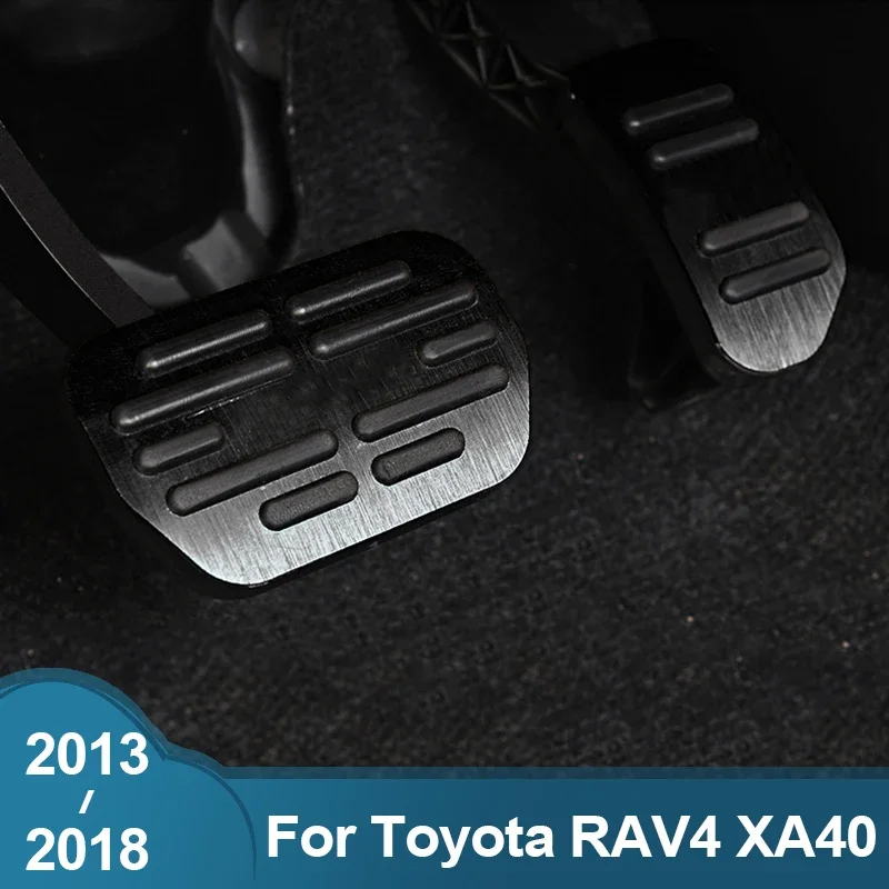 For Toyota RAV4 RAV 4 XA40 2013 2014 2015 2016 2017 2018 Car Accelerator Gas Pedal Brake Pedals Non Slip Cover Case Pads Trims