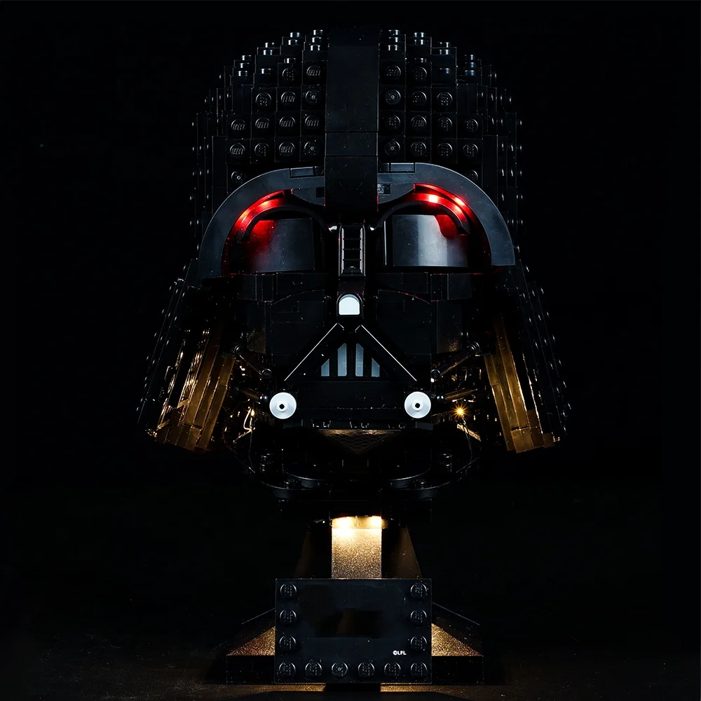 Kyglaring LED Light Kit Suitable for Lego Darth Vader Helmet 75304 Building Blocks Decorative Lamp Not Include Lego Building