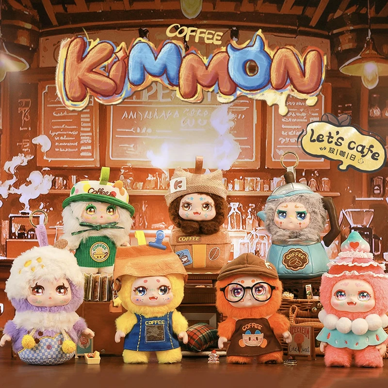

Kimmon Dream Let'S Cafe - Coffee Day Blind Box Cute Plush Toy Pendant Mysterious Box Surprise Gift Trendy Toys
