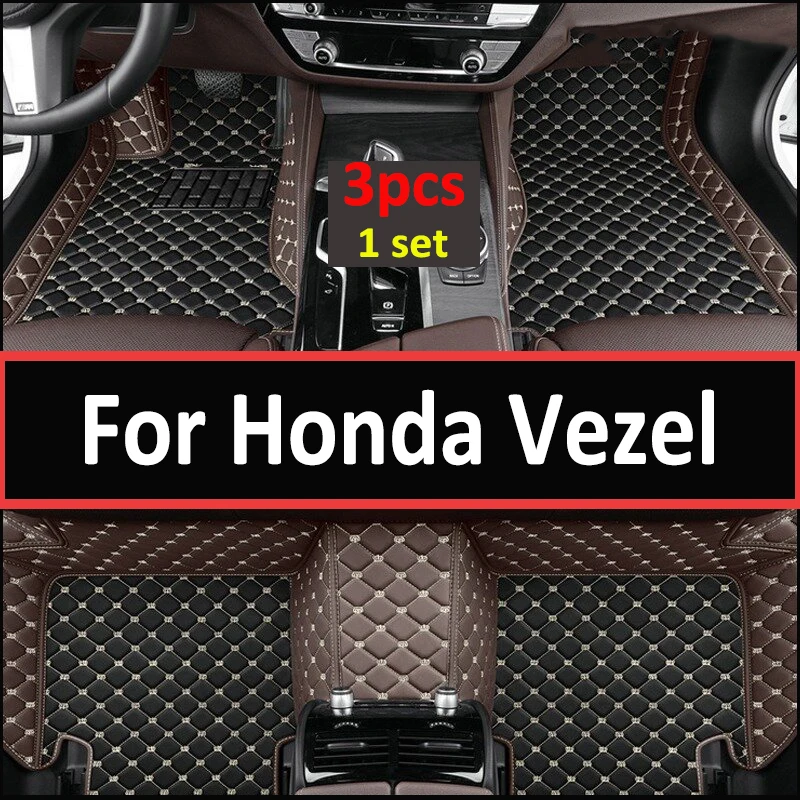 

For Honda Vezel XRV HRV 2022 2021 2020 2019 2018 2017 2016 2015 Car Floor Mats Carpets Styling Covers Auto Accessories Foot Rugs