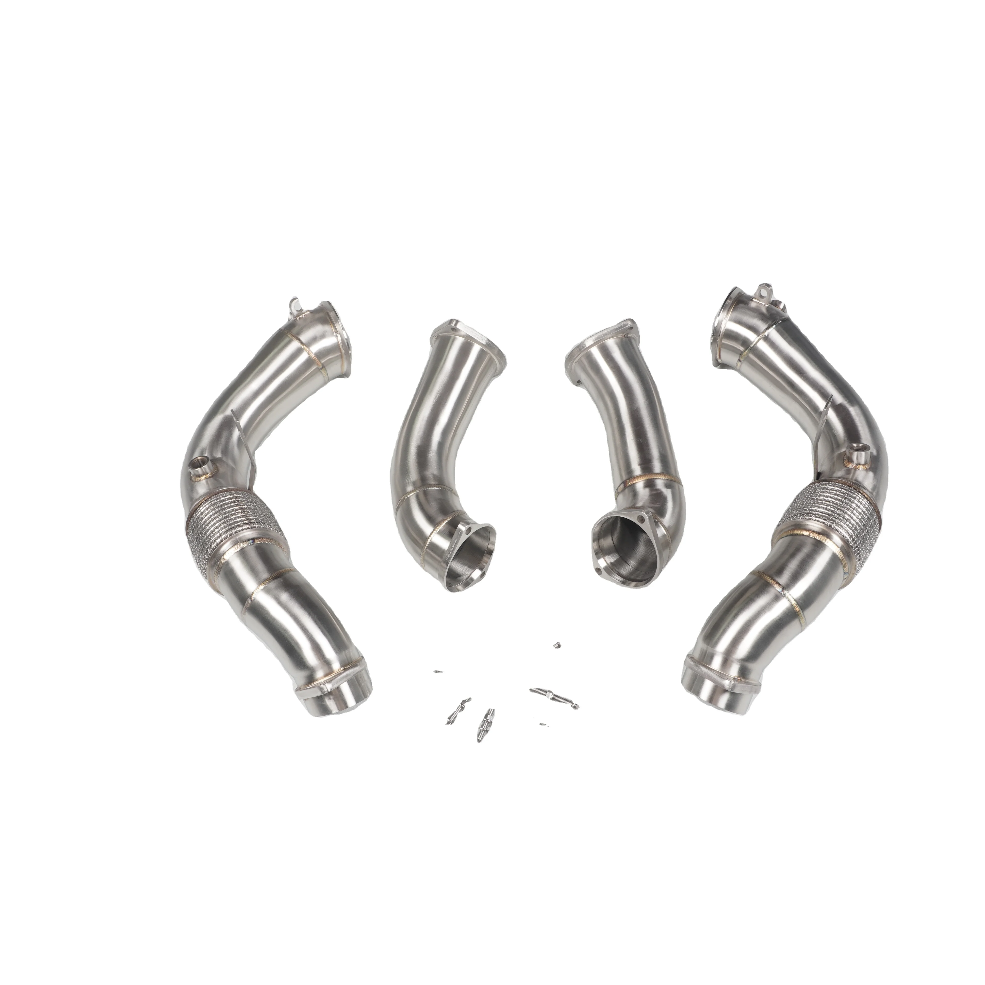 Nuevo Tubo de bajada JTLD de escape de acero inoxidable para coches europeos 2025 Bmw X5m Competition F95 S63 4,4 T
