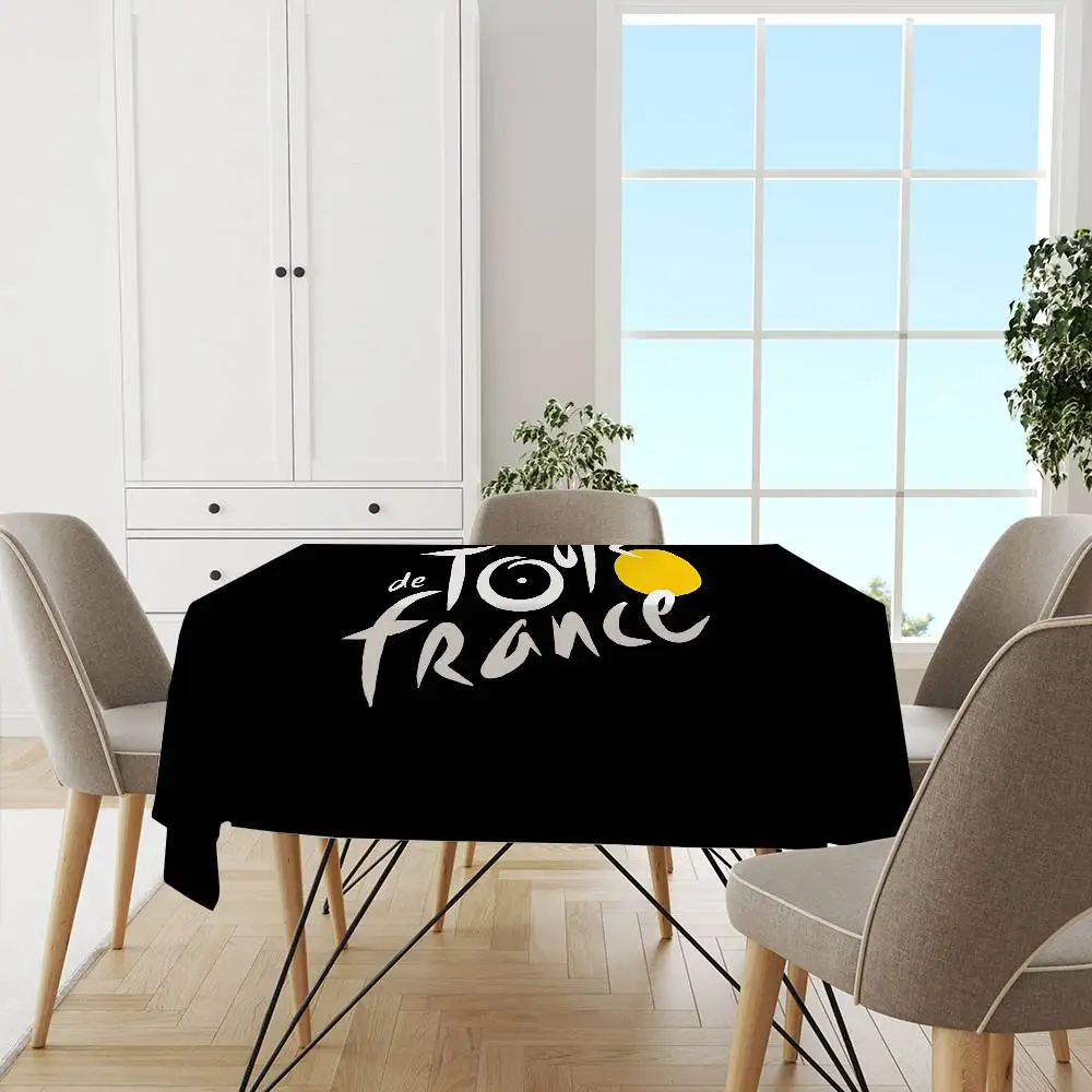مفرش طاولة Tour De France تحت عنوان داخلي وخارجي للنزهات وغطاء طاولة المطبخ وطاولة الطعام وديكور الزفاف