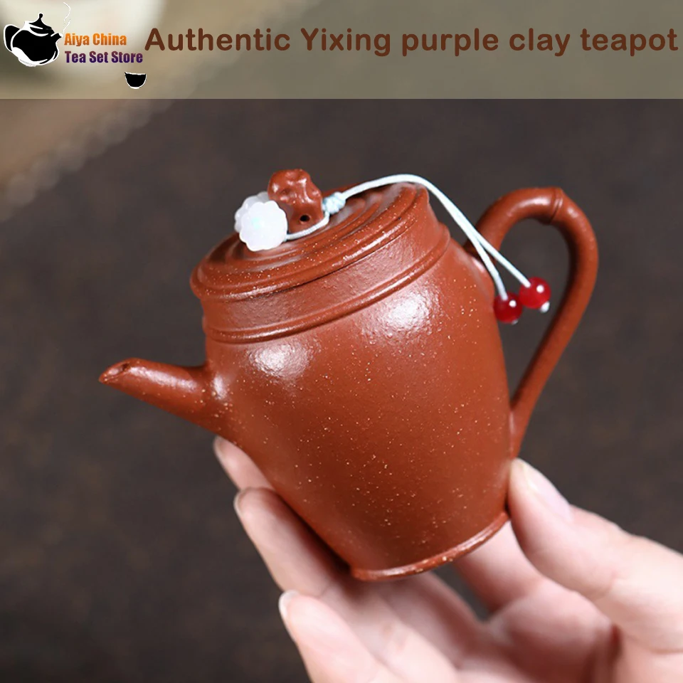 

Yixing Purple Clay Pot Raw Mine Sloping Mud the Taihu Lake Lake Stone Bamboo Tube Chinese Tea Pot Kung Fu Tea Set Health Pot