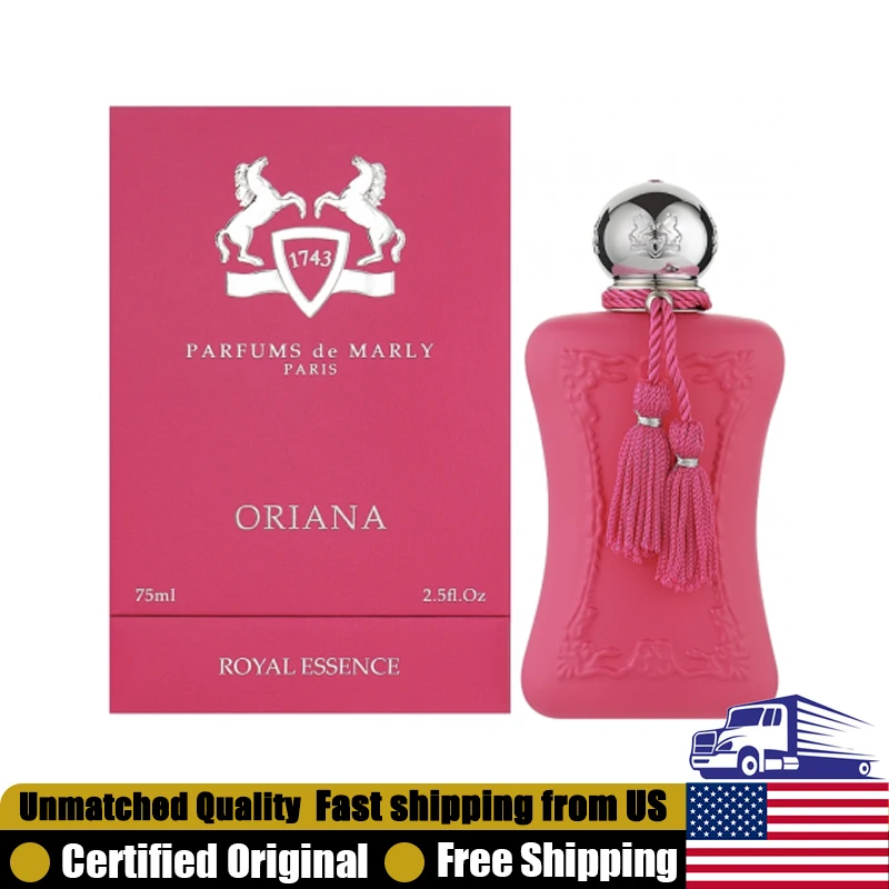 Parfums de Marly Oriana Eau de Parfum 2.5 Oz Premium France Perfumes 75 ML Lasting Floral Gourmand Pheromones Perfume for Women