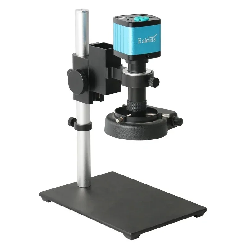 48MP 4K 1080P 60FPS USB Digital Video Microscope Camera 100X 130X 180X 200X 300X 500X C-Mount Lens for PCB Soldering Repair