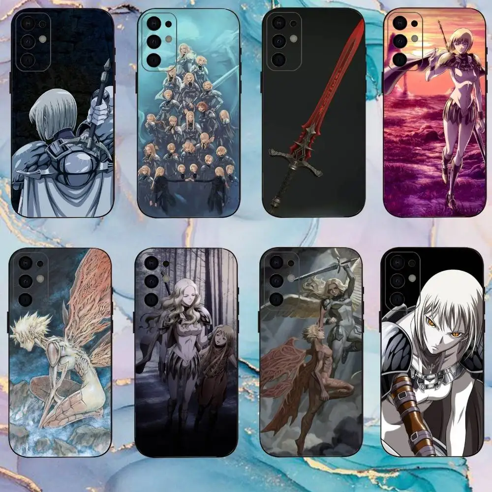 

C-Claymore Anime Phone Case For Samsung S25,S24,S21,S22,S23,S30,Ultra,S20,Plus,Fe,Lite,Note,10,9,5G Black Cover